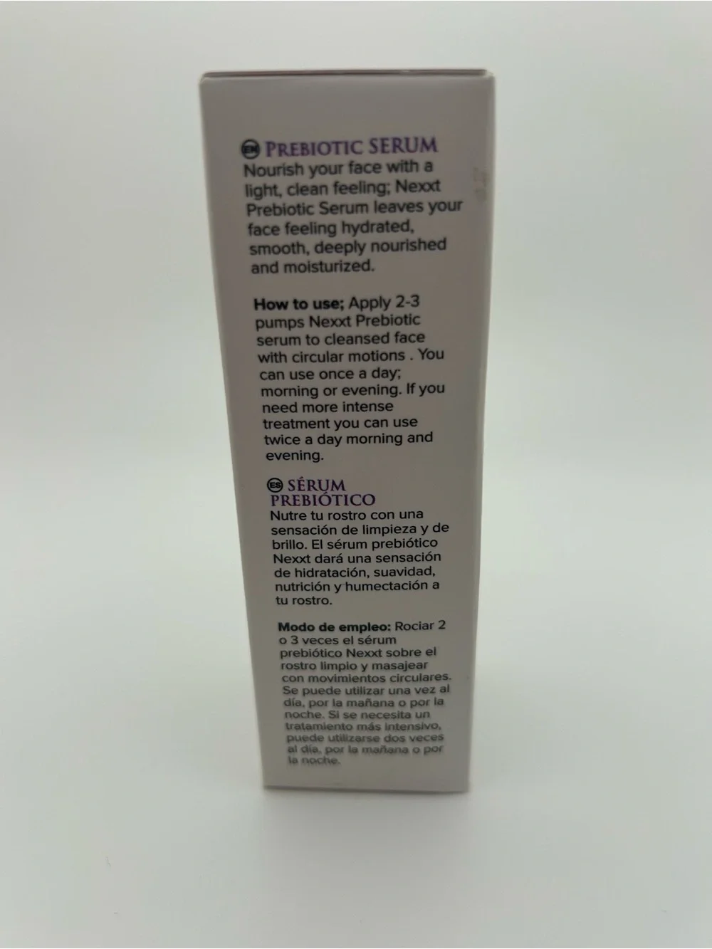Nexxt Prebiotic Serum - With Dropper
